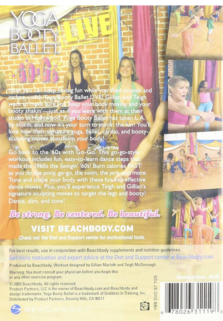 Yoga Booty Ballet Live : Go-Go (Beachbody) - DVD