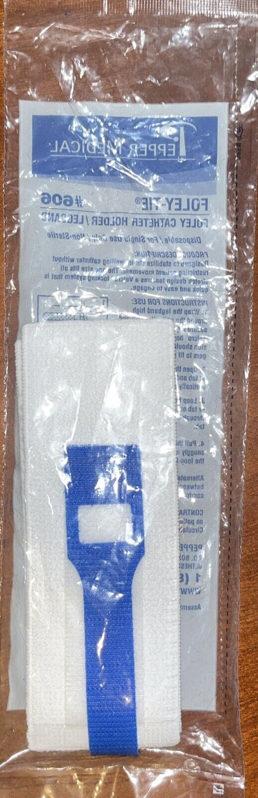 Package of 1 Catheter Leg Strap Band Catheters Foley Wrap Loop Bag Tube Strap