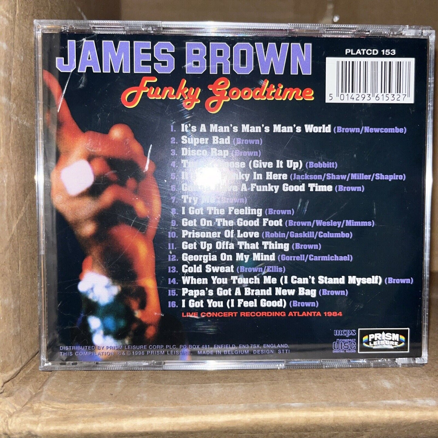 James Brown CD Funky Goodtime, sealed, Import