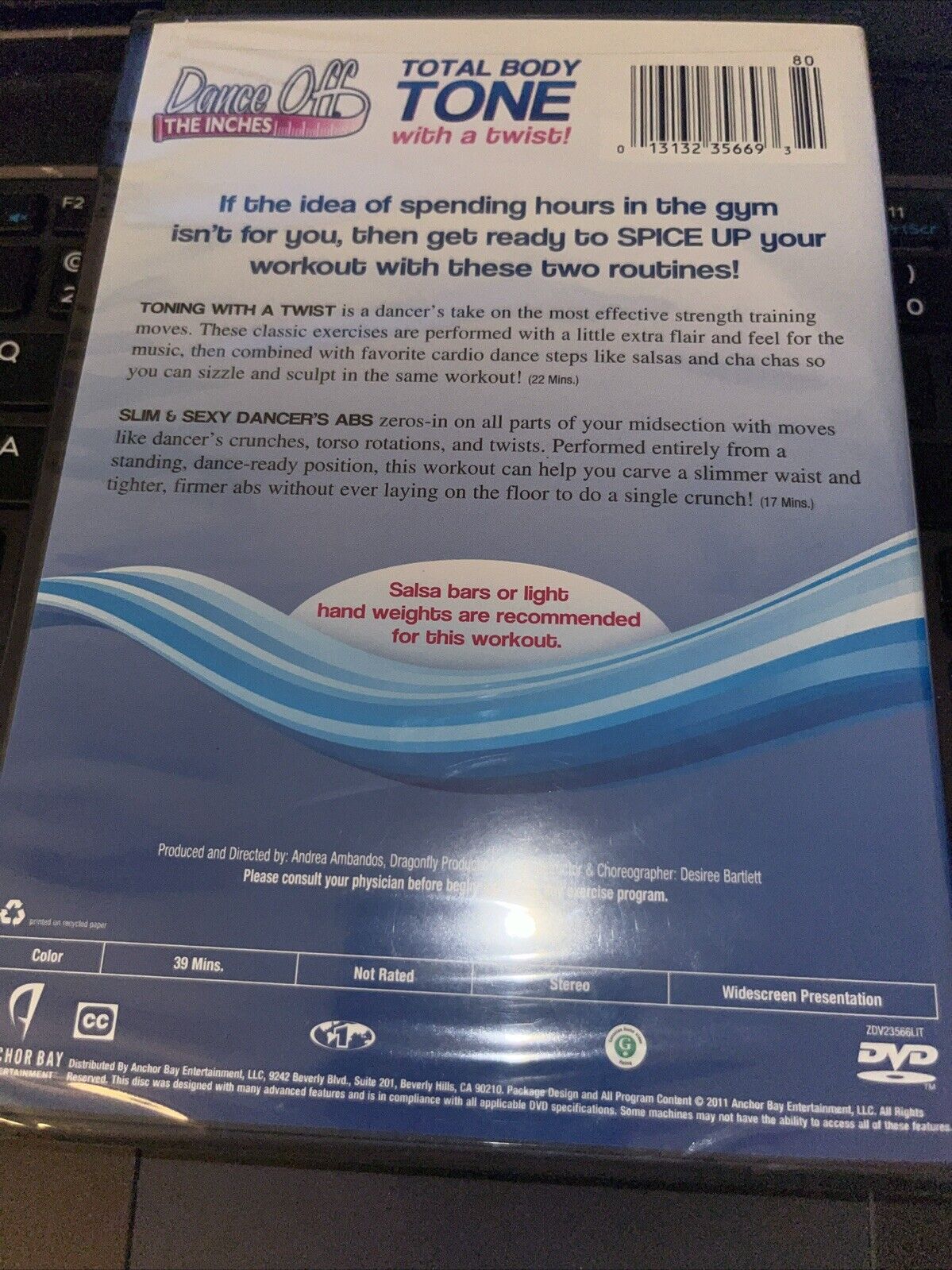 Dance off The Inches DVD Total Body Tone With a Twist (DVD, 2011)