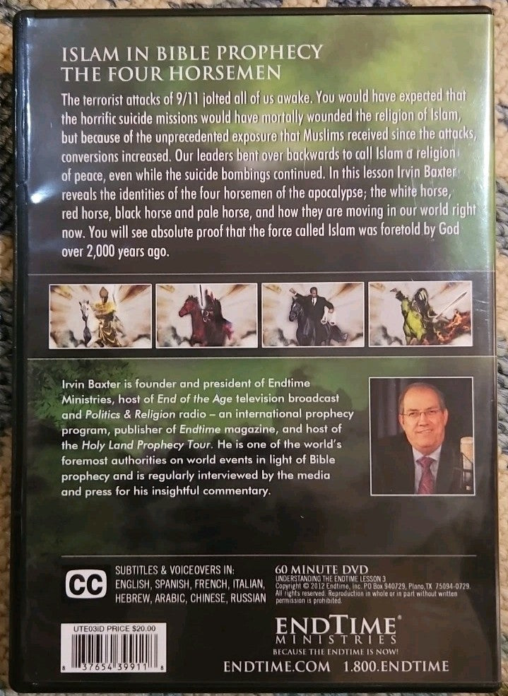 UNDERSTANDING THE END TIME Islam In Bible Prophecy Level I Lesson III DVD