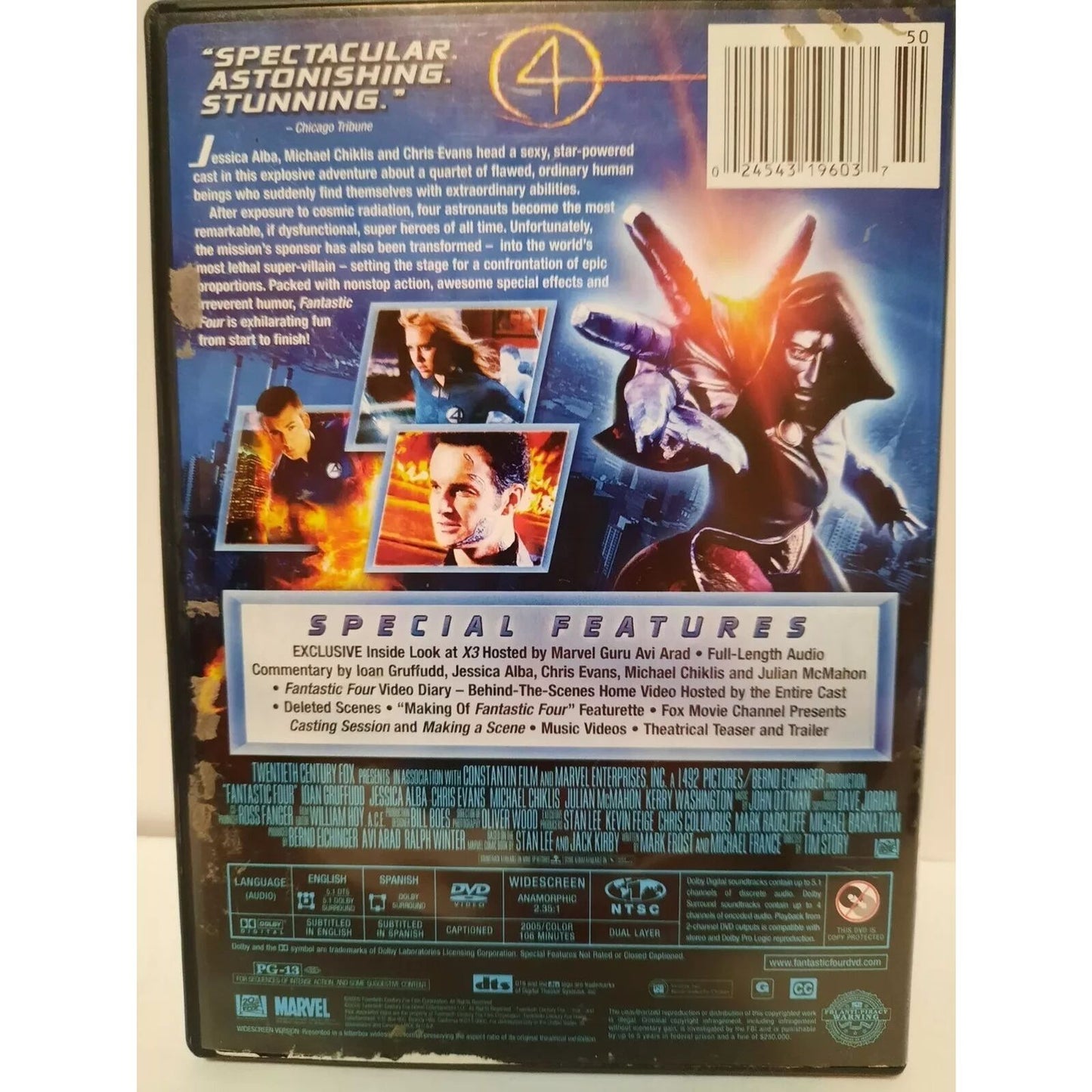 Fantastic Four (DVD) Widescreen. Brand New Sealed.