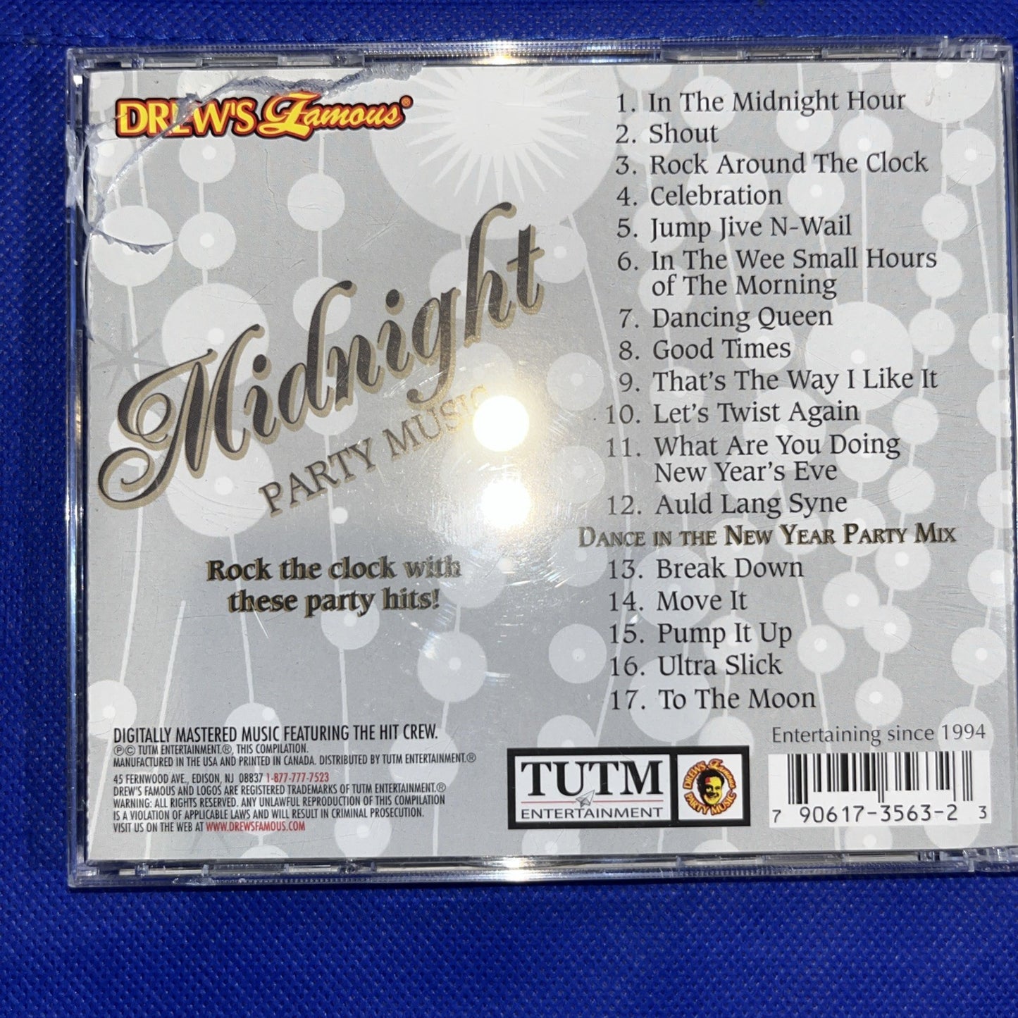 Drew’s Famous Midnight Party Music Cd New Sealed