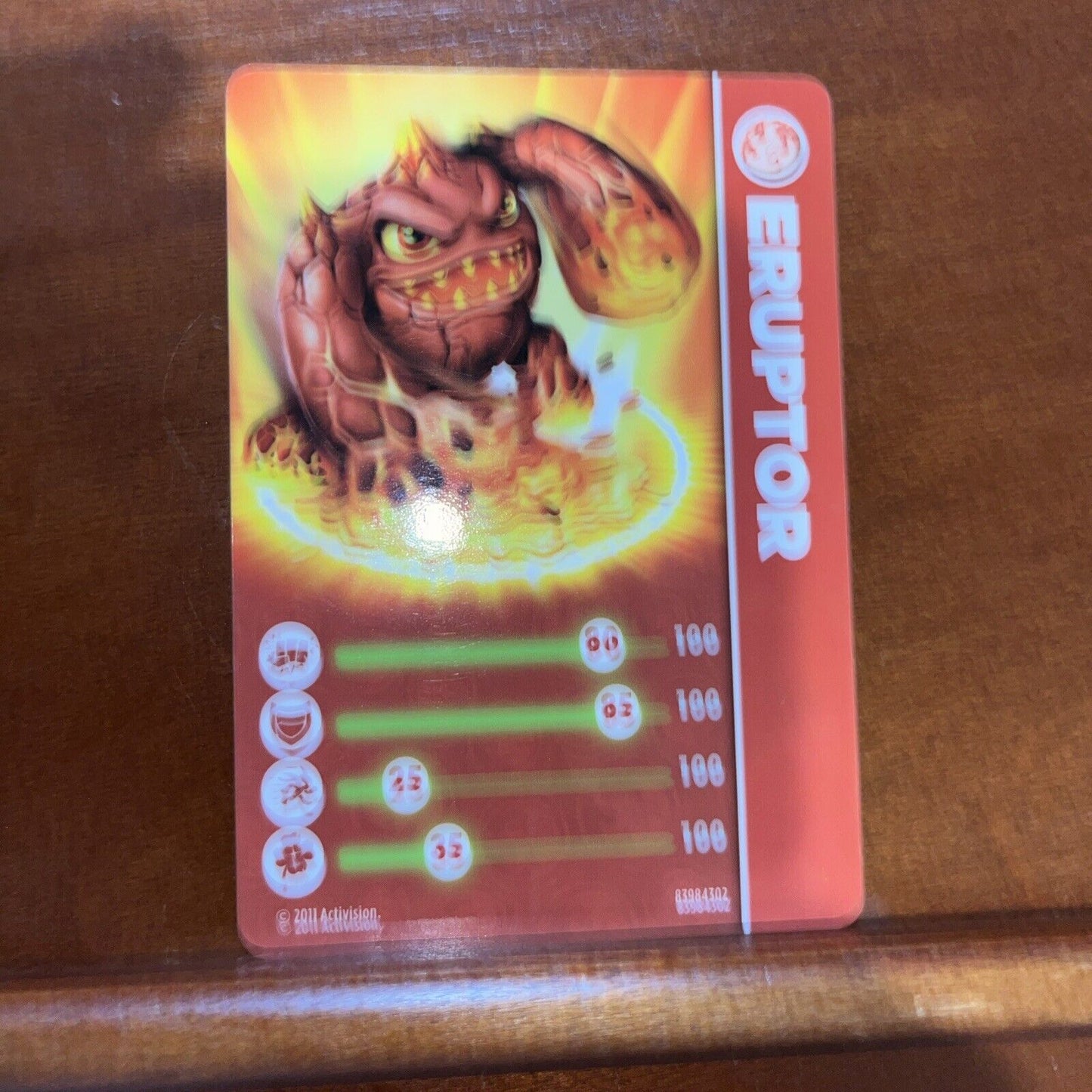 Skylanders Eruptor With Cards 