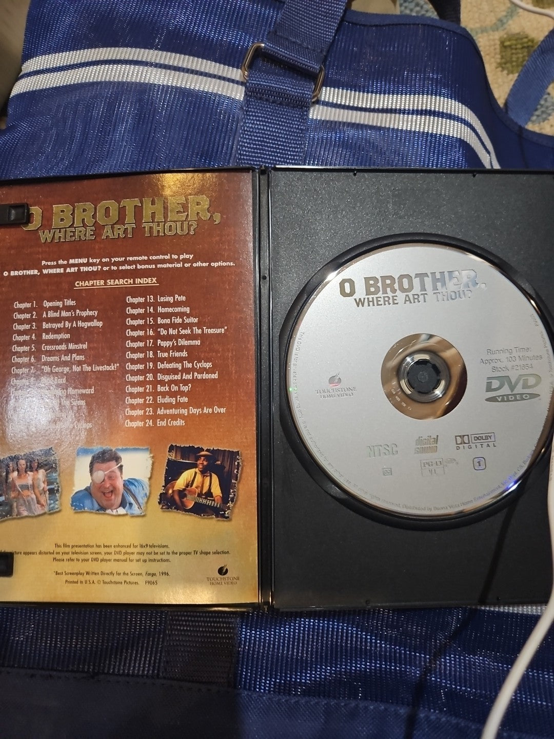 O Brother, Where Art Thou? (DVD, 2000) Tested slim case cropped artwork.