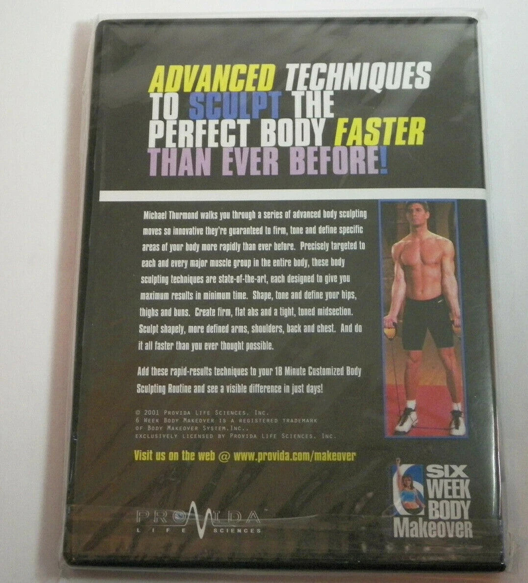Accelerated Body Sculpting DVD Six Week Body Makeover Fitness Workout NEW SEALED