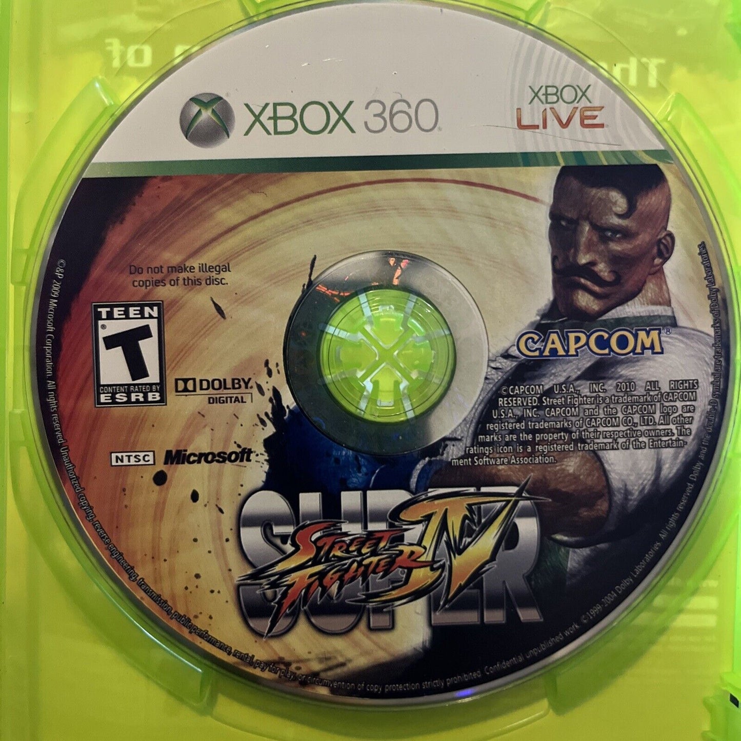 Super Street Fighter 4 - Xbox 360 - CIB. Tested. No Scratches. New Case.