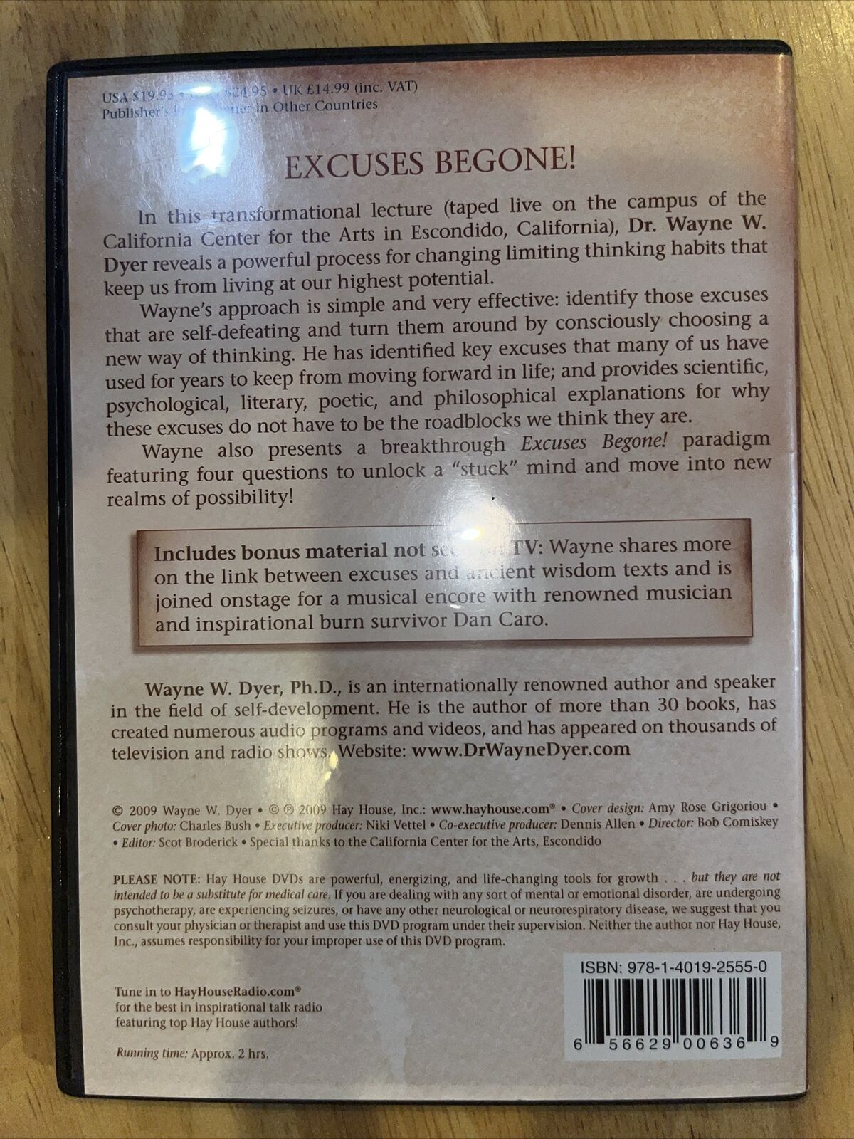 Excuses Begone! How to Change Lifelong, Self-Defeating Thinking Habits (DVD,...