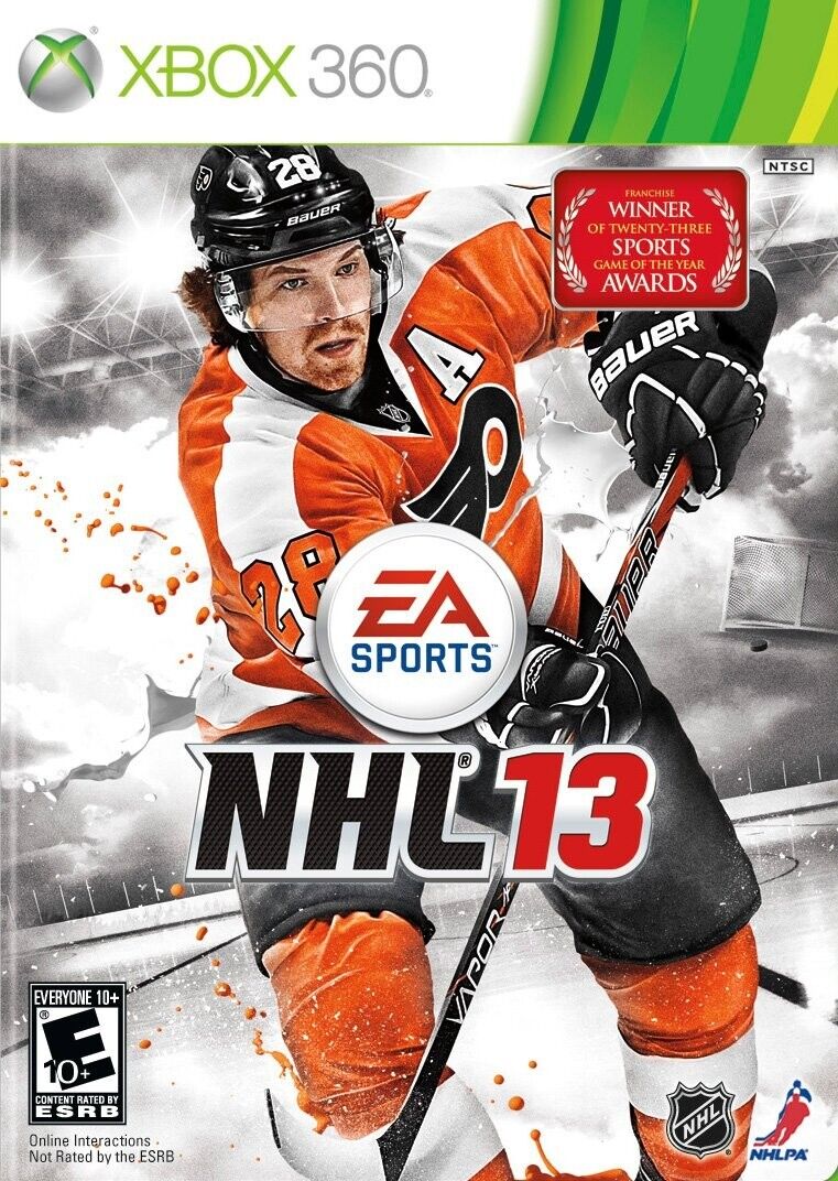 NHL 13 - Xbox 360 - New Case. Tested. No Scratches. Cib. Resealed. 