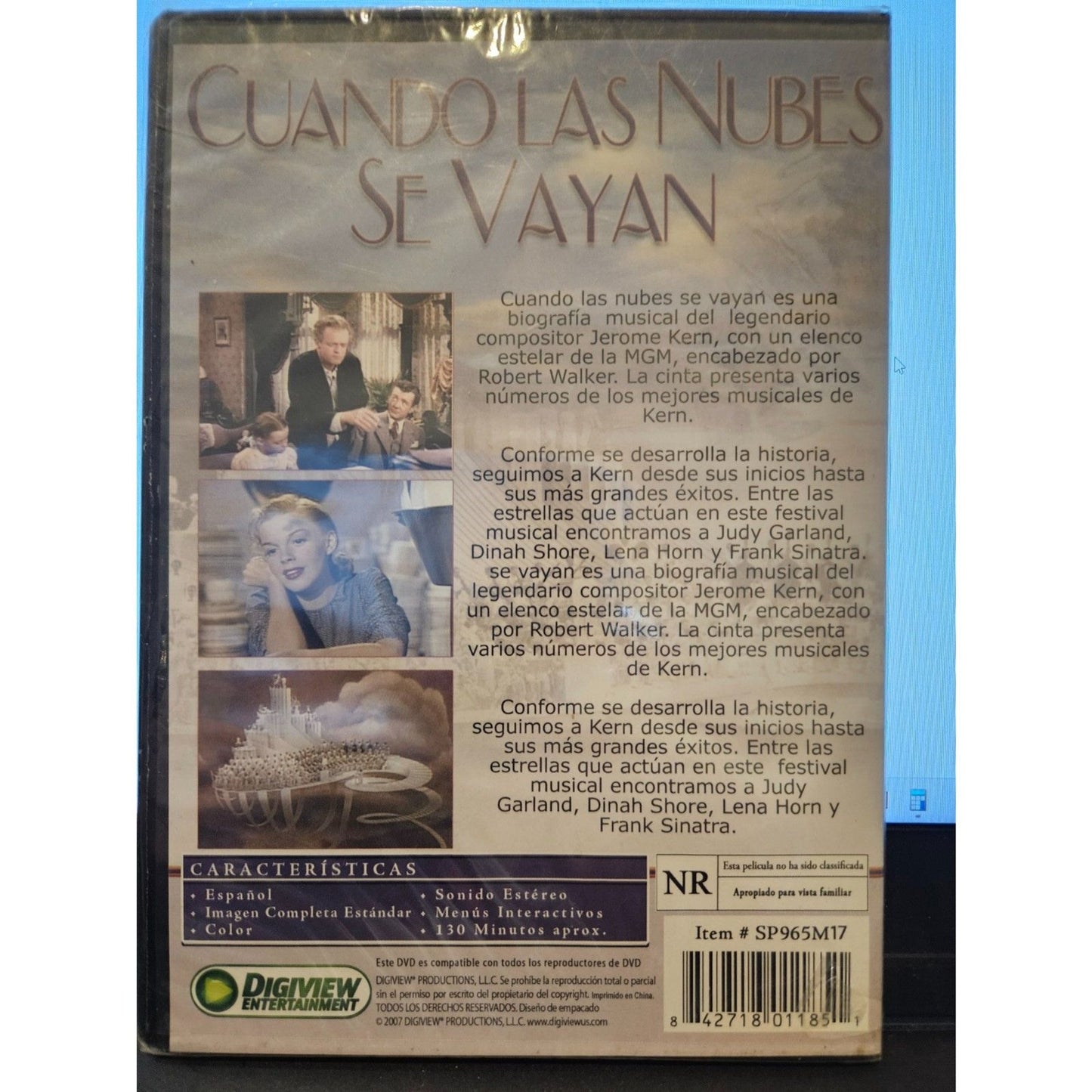 Cuando Las Nubes Se Vayan - Frank Sinatra, Judy Garland (DVD) Brand New Sealed