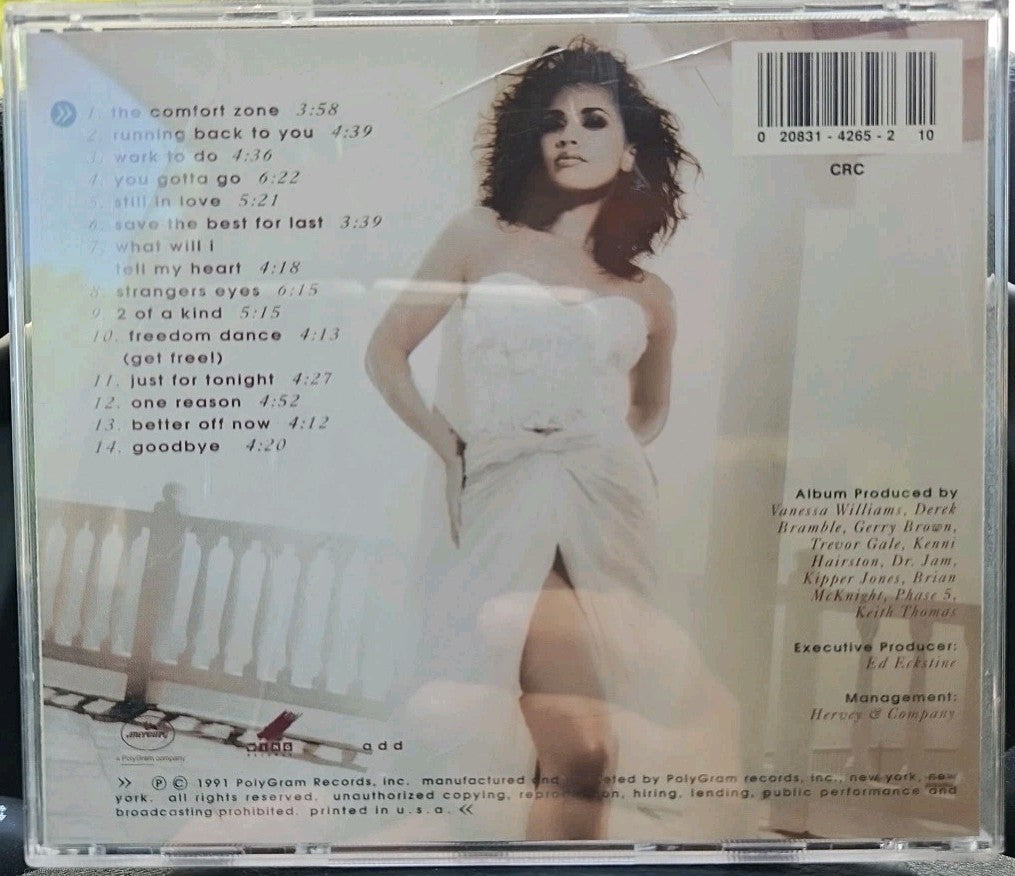 Vanessa Williams - The Comfort Zone (CD, 1991) New Sealed