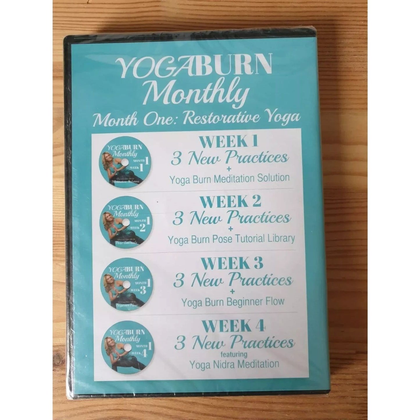 Yoga Burn Monthly: Month One: Restorative Yoga (DVD) Brand New Sealed