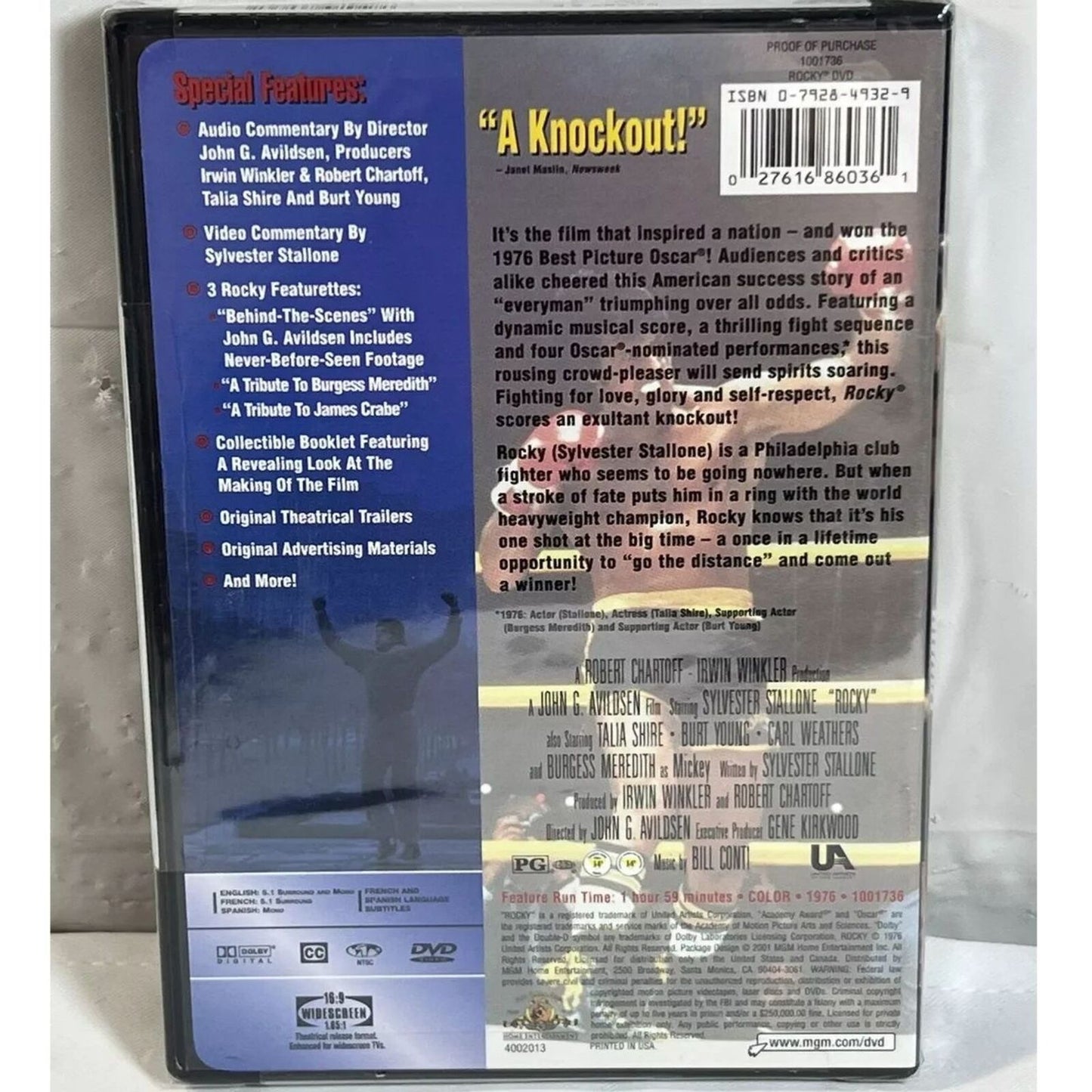 Rocky - Special Edition (DVD) Brand New