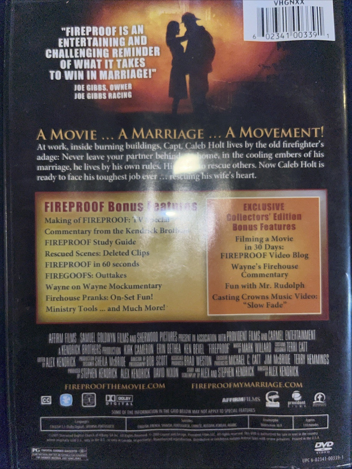 Fireproof (DVD, 2009, Special Collector's Edition) NEW