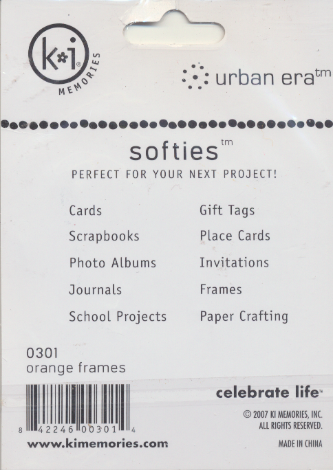 Ki Memories Softies: Soft Rubber Frames