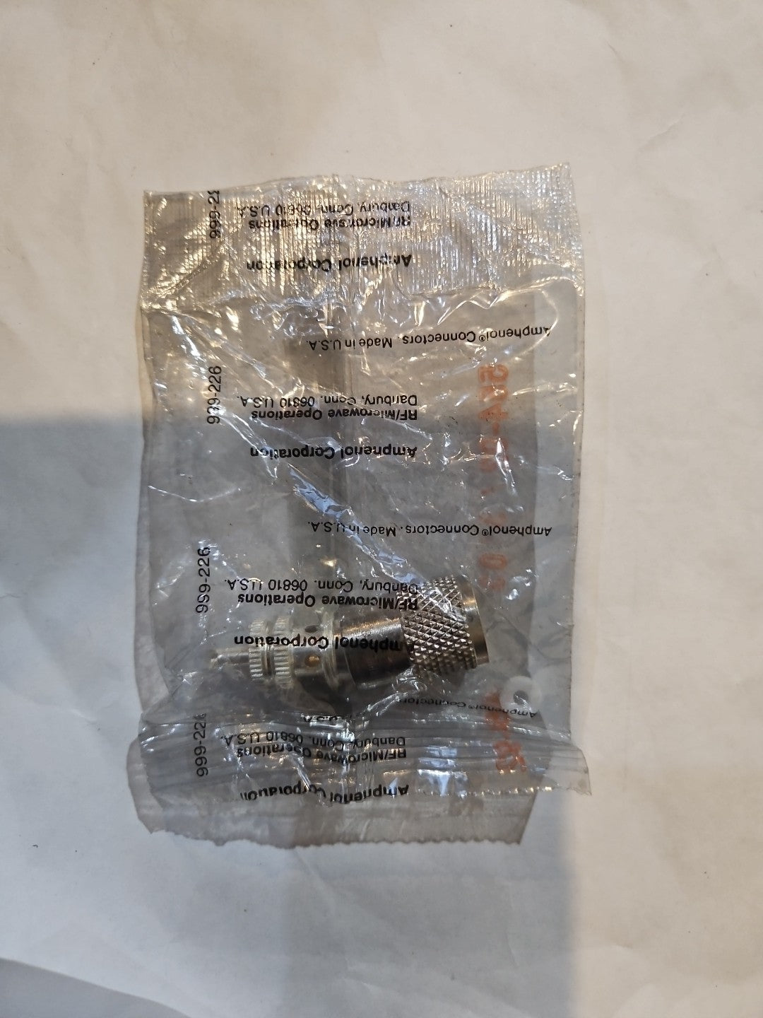 Amphenol RF Microwave Connector 999-226 554-92 /3103