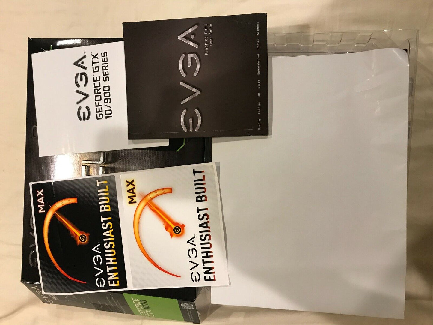 Empty Box - Nvidia Gigabyte Geforce 1070 - All Original Contents