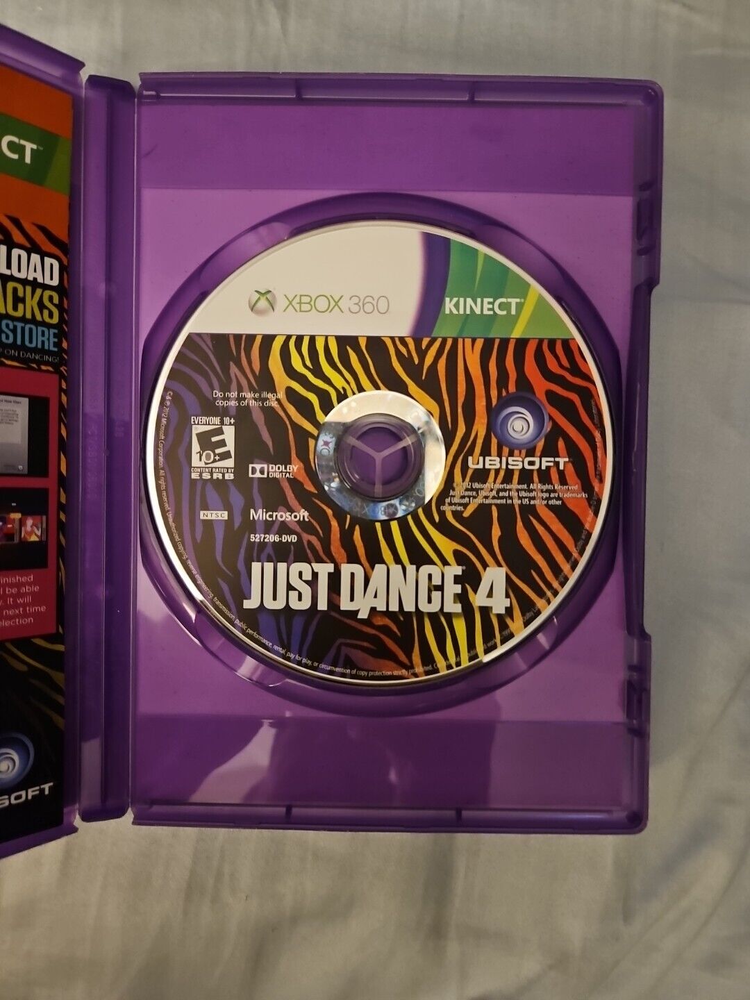 Just Dance 4 (Microsoft Xbox 360, 2012) CIB