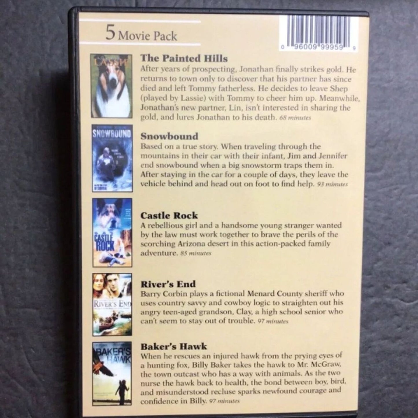 The Painted Hills / Snowbound / Castle Rock / River's End / Baker Hawk (DVD) NEW