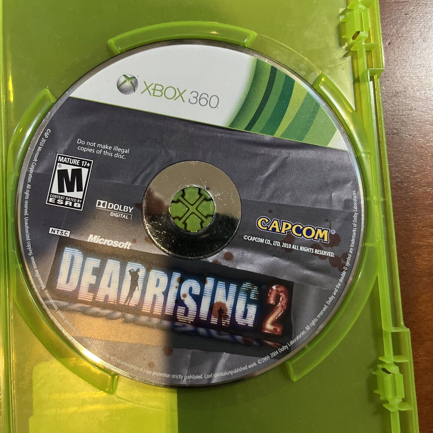 Dead Rising 2 (Xbox 360,) New Case. Tested. No Scratches. Missing Map. 
