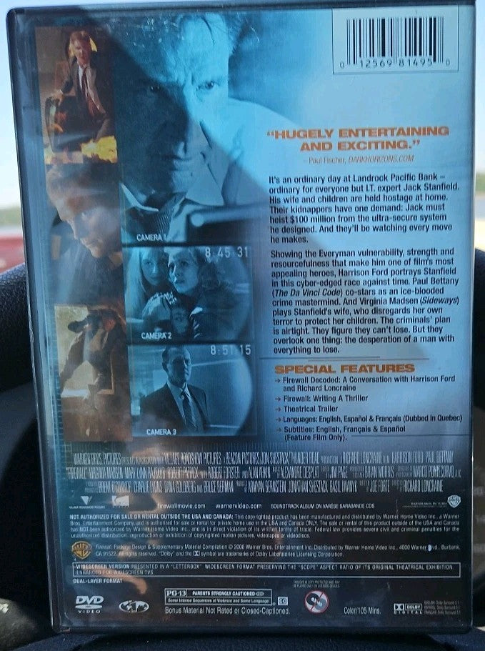 Firewall (Dvd, 2006) (Widescreen Edition) New Sealed