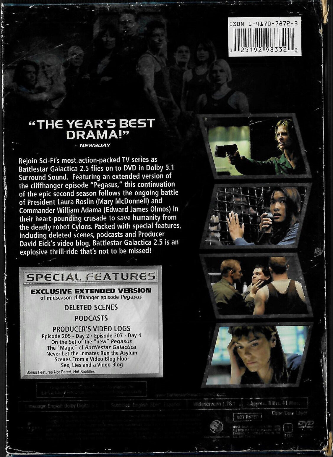 Battlestar Galactica - Season 2.5 (DVD, 2006, 3-Disc Set)