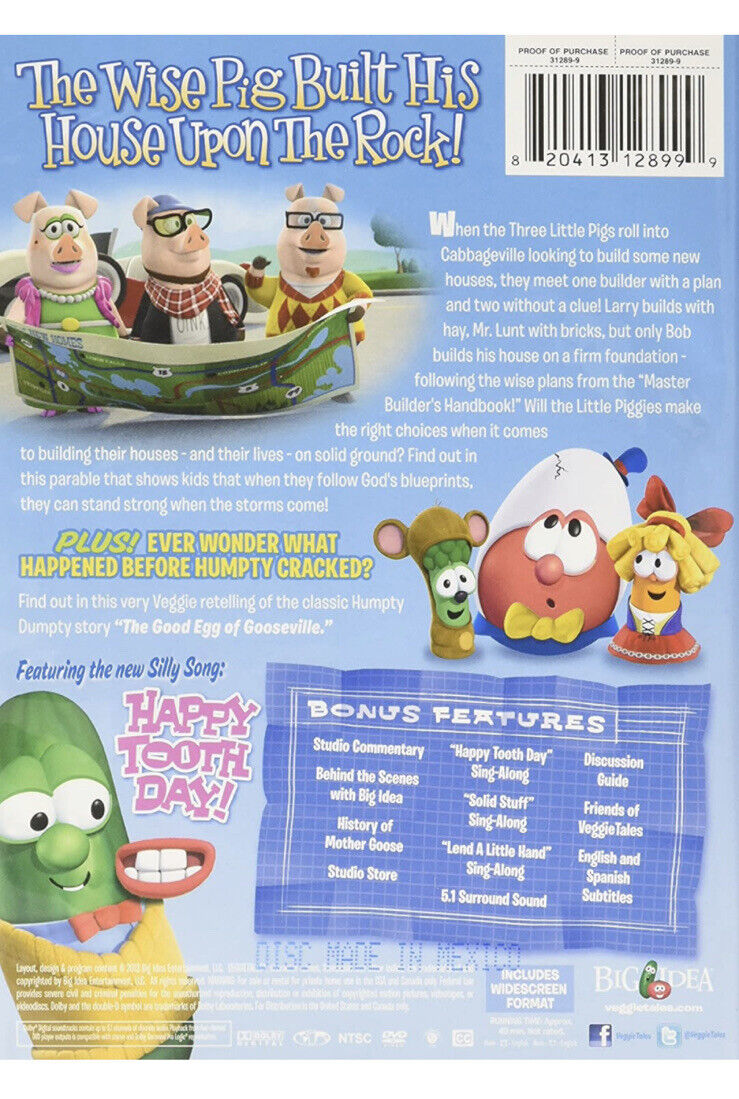 VeggieTales: Little House That Stood (DVD, 2013) *Used Very Good*