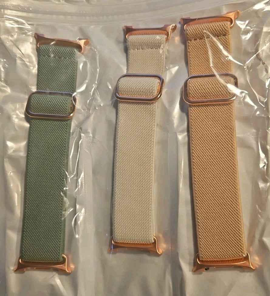 30mm Elastic Nylon Watch Band for Samsung Galaxy Watch Ultra 47mm Strap 6-Set