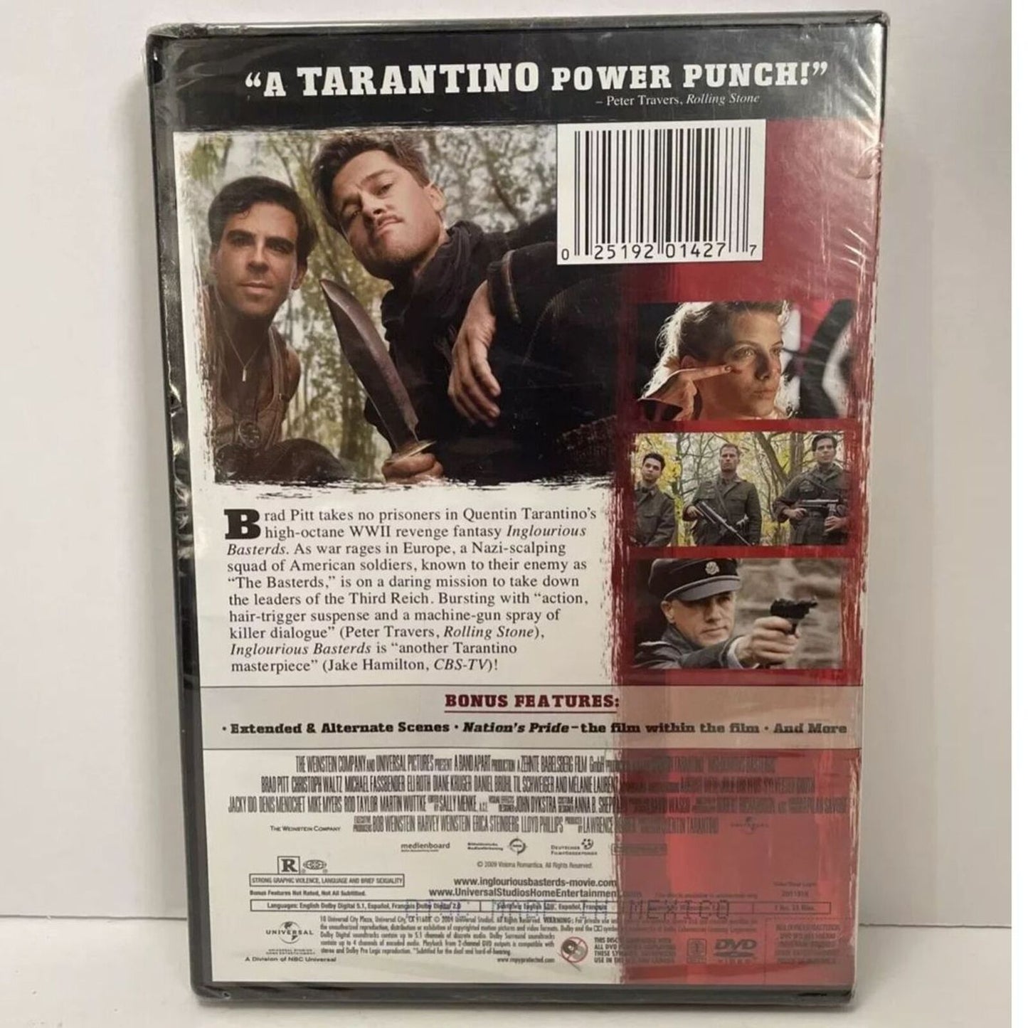 Inglourious Basternds (DVD) Brand new