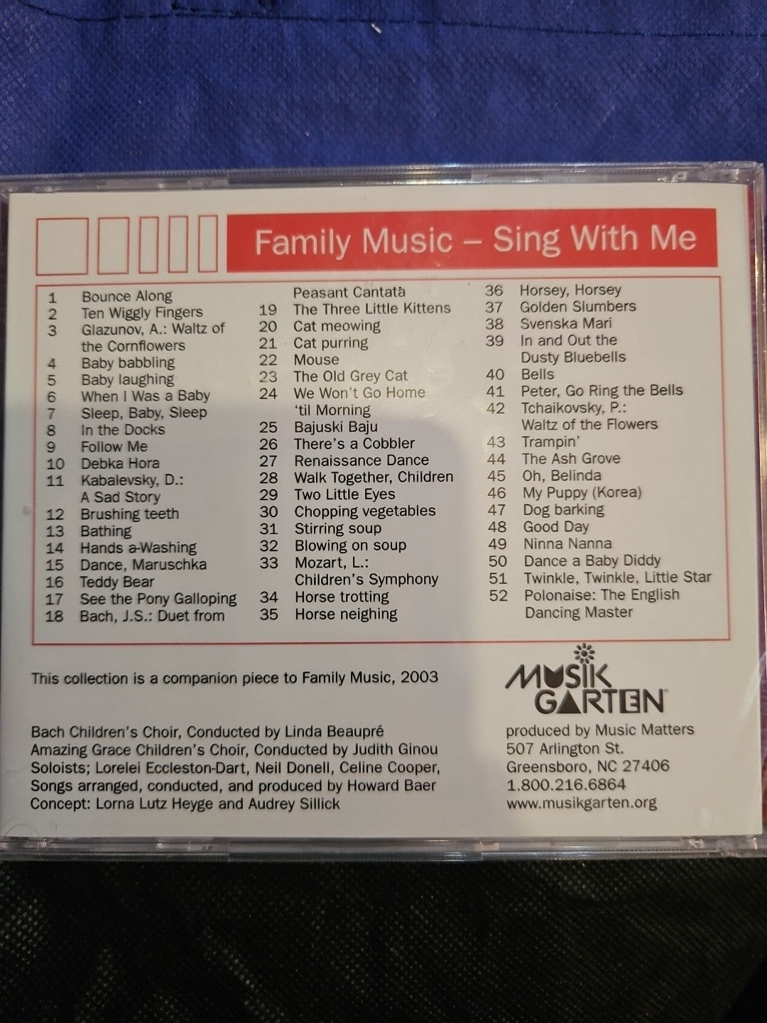 Musik Garten Sing With Me (CD)