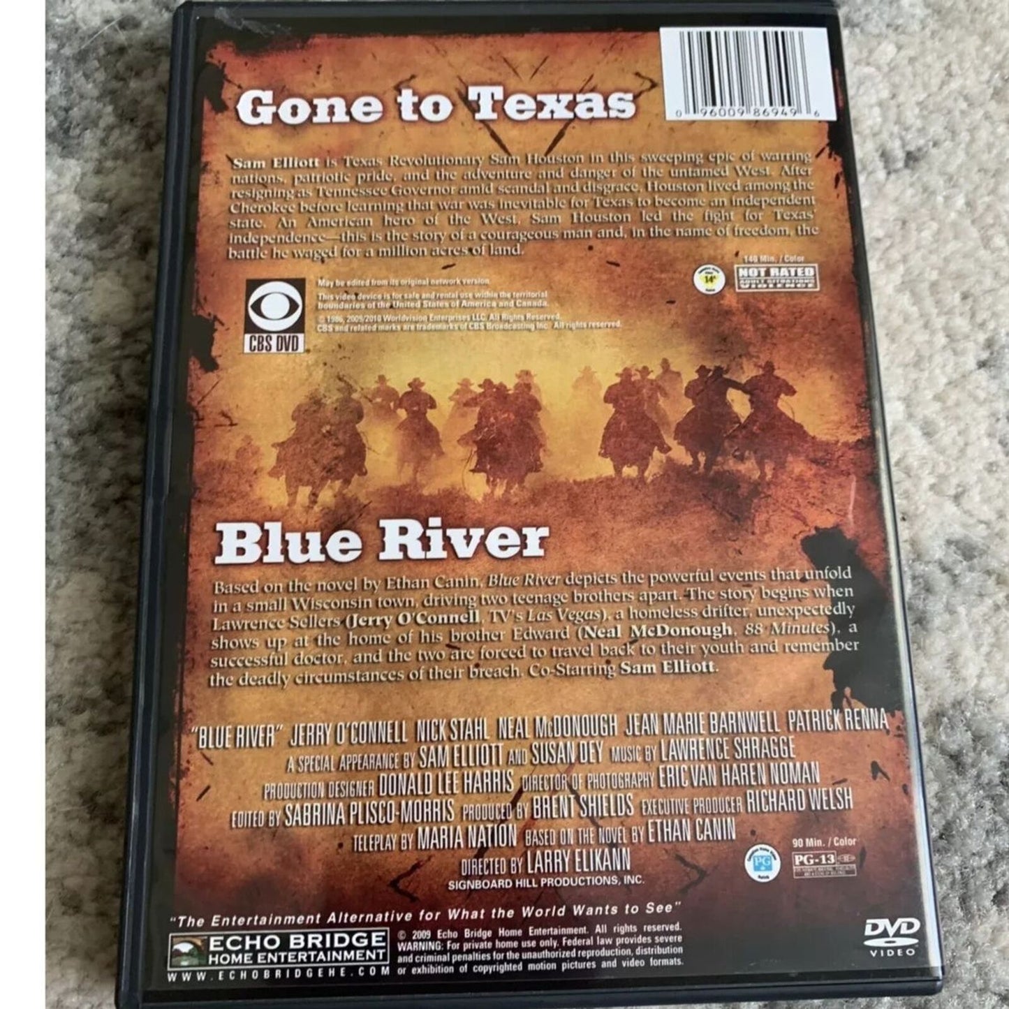 Molly and Lawless John / Blue River (DVD) Sam Elliott - Brand New Sealed