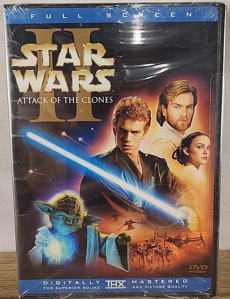 Star Wars Episode 2-Attack of the Clones (DVD, 2002) New Factory Sealed