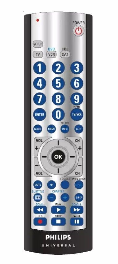 Universal Remote with Glow Keys