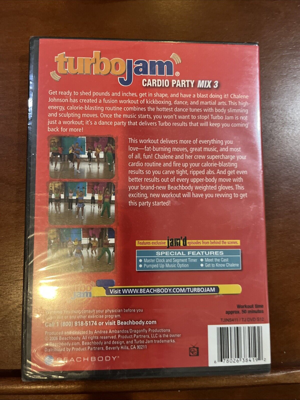 Turbo Jam: Cardio Party - Mix 3 (DVD, 2007) Brand New SEALED