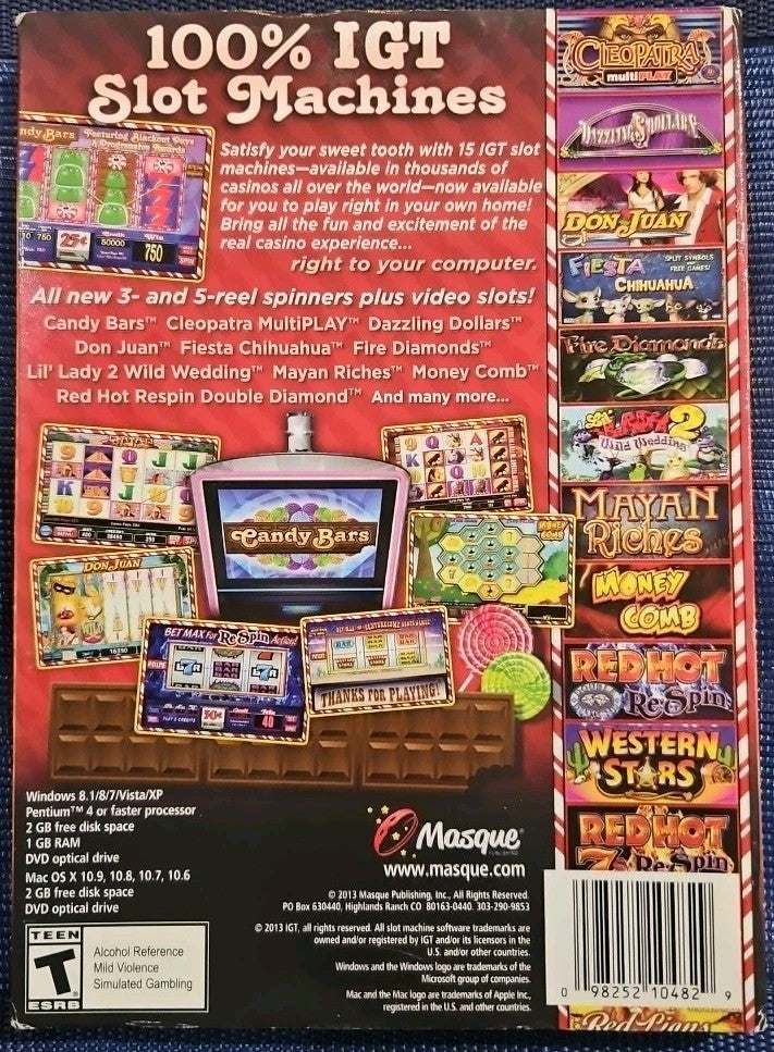 IGT Slots: Candy Bars (Windows/Mac, 2013)