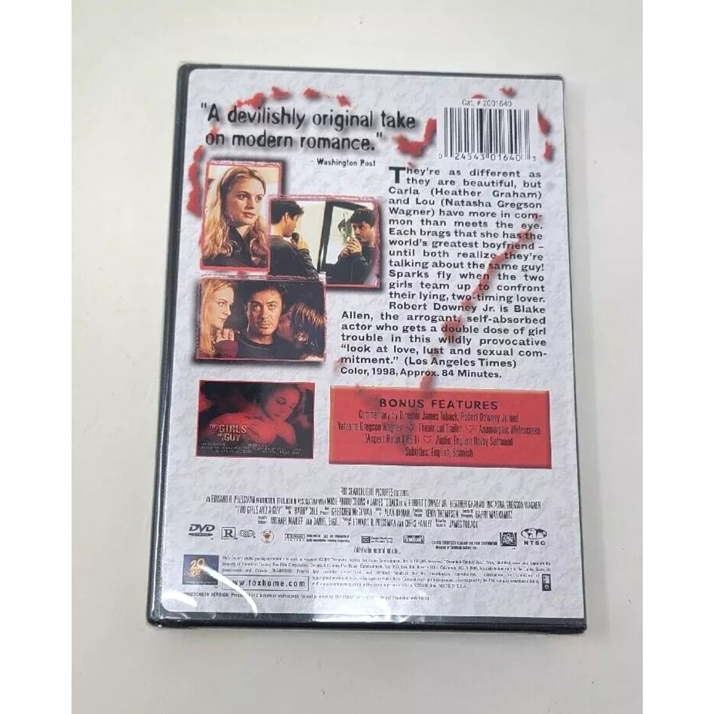 Two Girls and a Guy (DVD) Factory Sealed