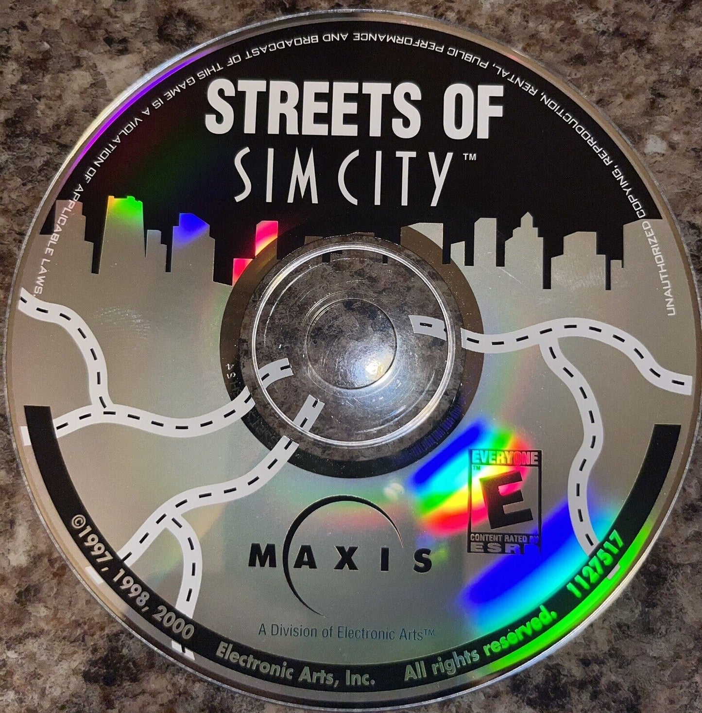 Streets Of SIM City PC Replacement Disc