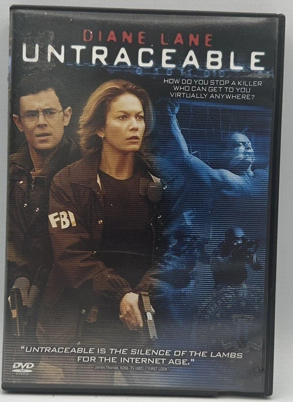 Untraceable (DVD) Tested. New Case