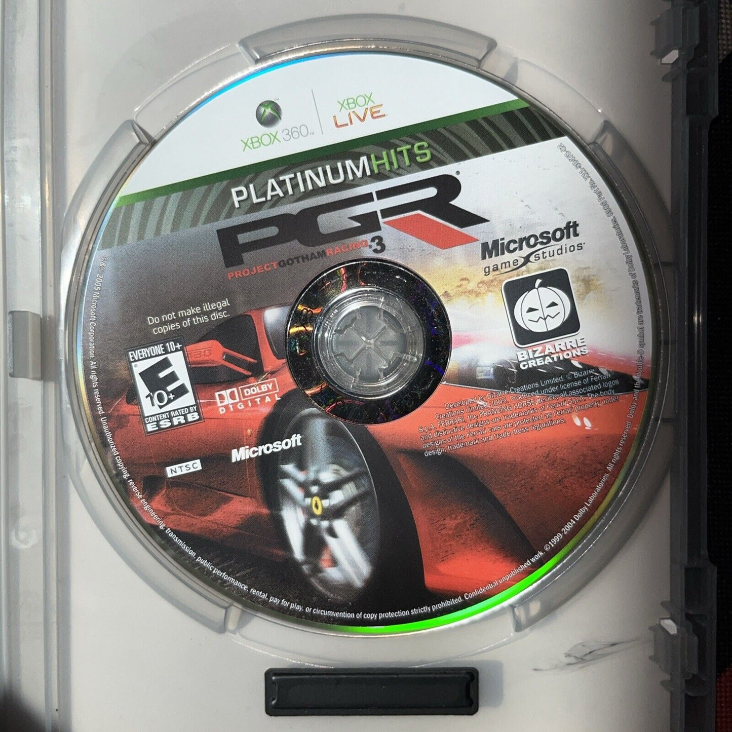 Project Gotham Racing 3 (Microsoft Xbox 360, 2005) New Case. With Manual.CIB