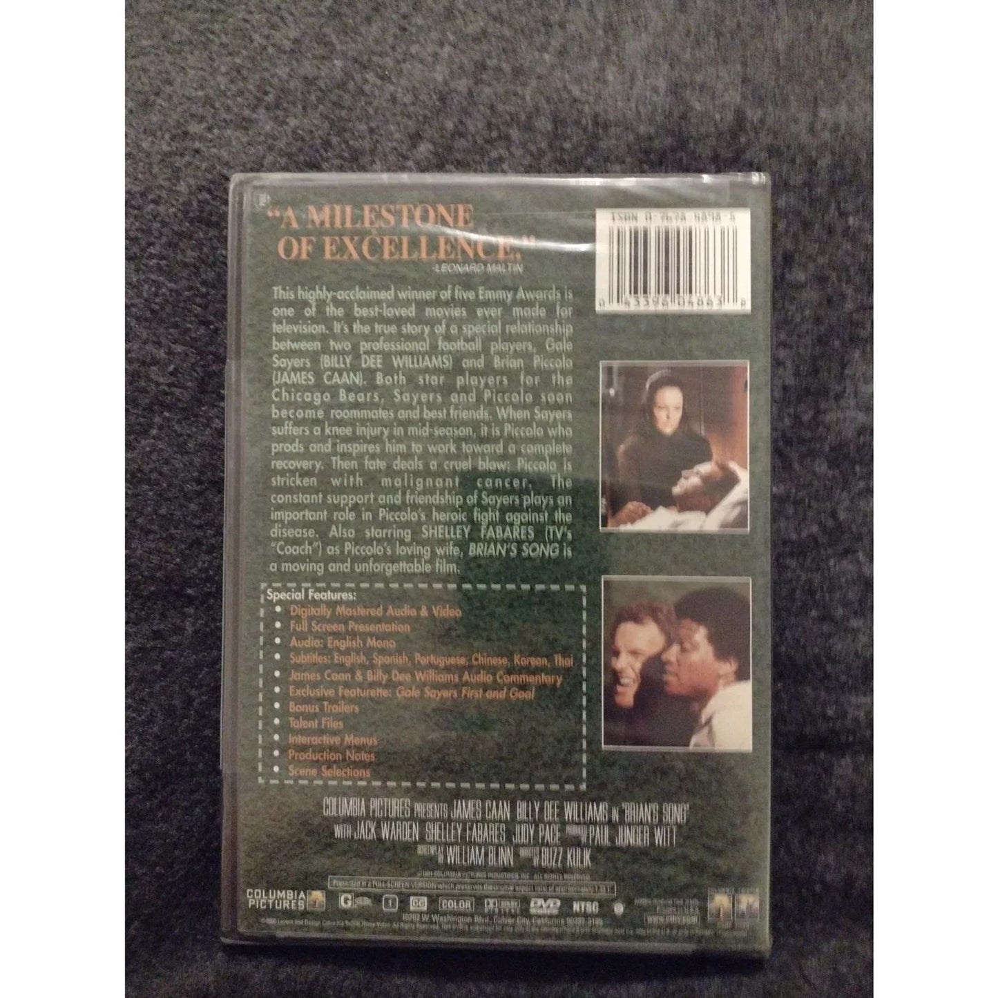 Brian's Song (DVD) James Caan - Billy Dee Williams - Factory Sealed