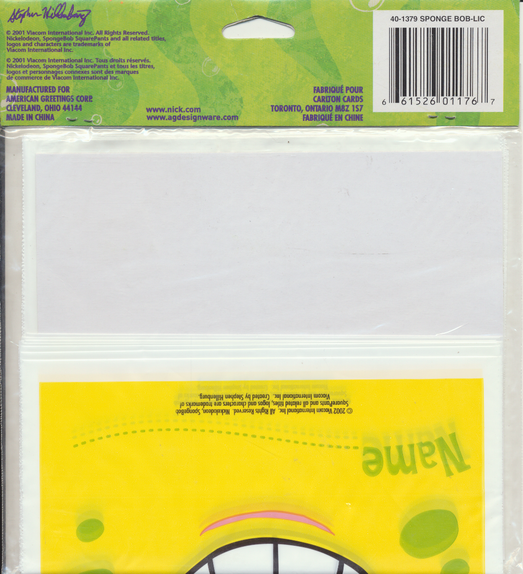 SpongeBob SquarePants 8 Party Gift Bags