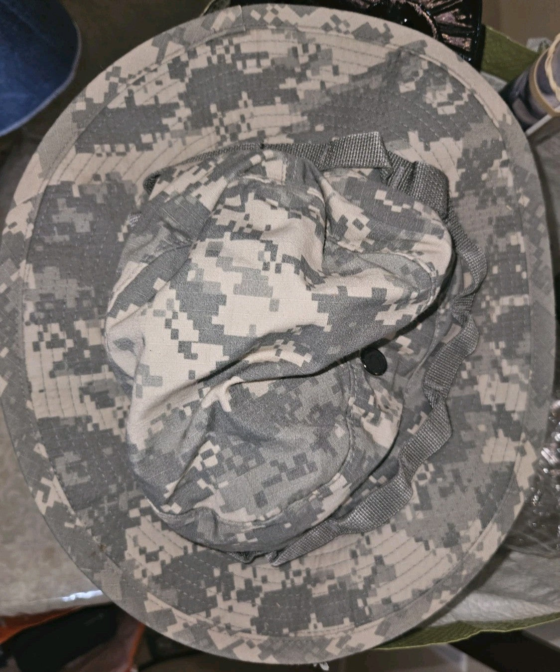 USGI Cap Size 6 7/8 ACU Digital Camo Boonie/Sun/Hot Weather/Jungle Hat Army