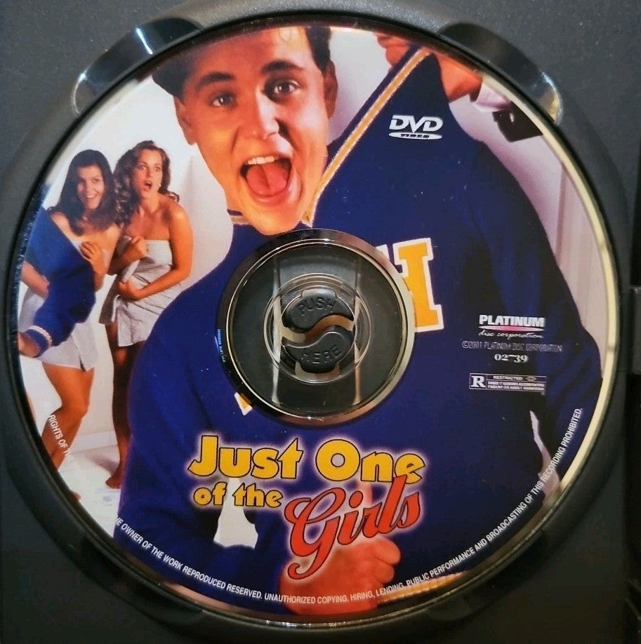 Just One of the Girls (DVD) Damaged Artwork. Tested. No Scratches. New Case.
