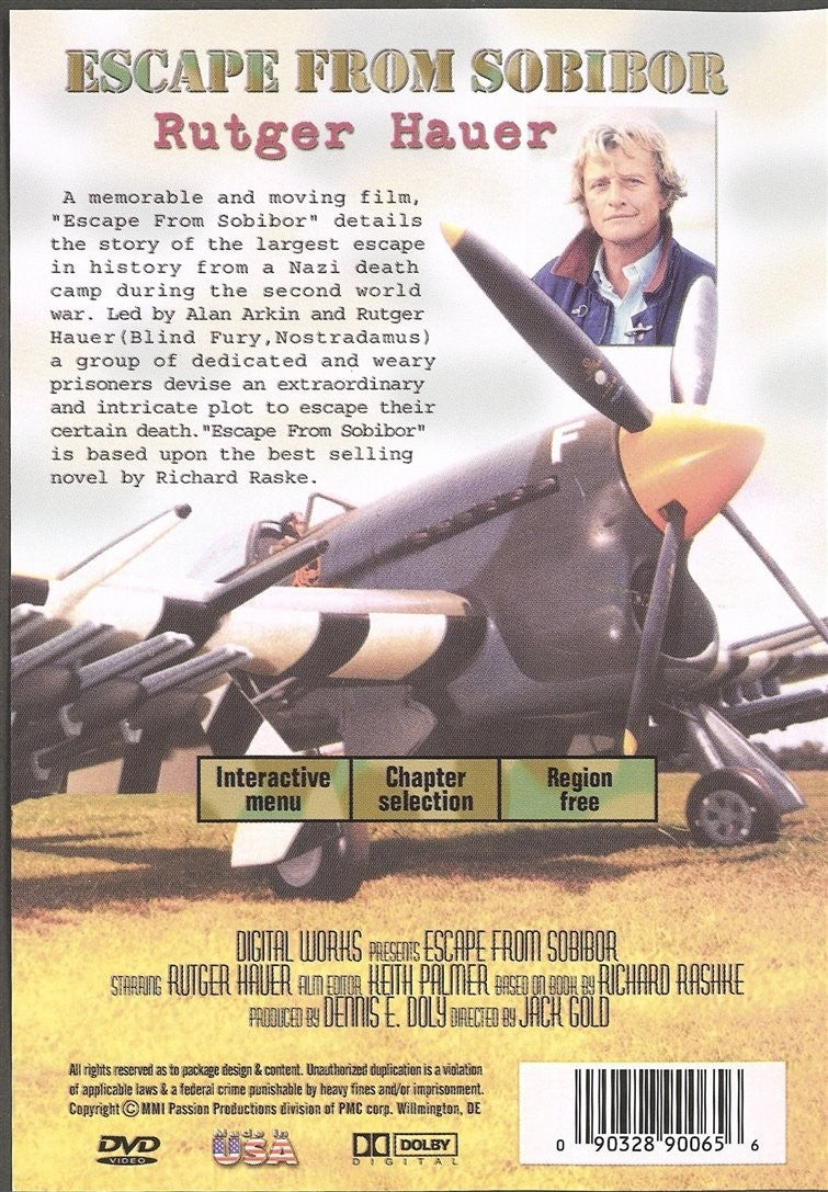 Escape from Sobibor (DVD) Tested. New Case