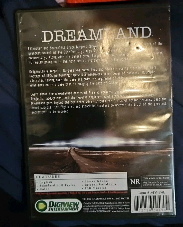Dreamland DVD Features Unauthorized Footage Of Area 51 UFO Documentary 1996