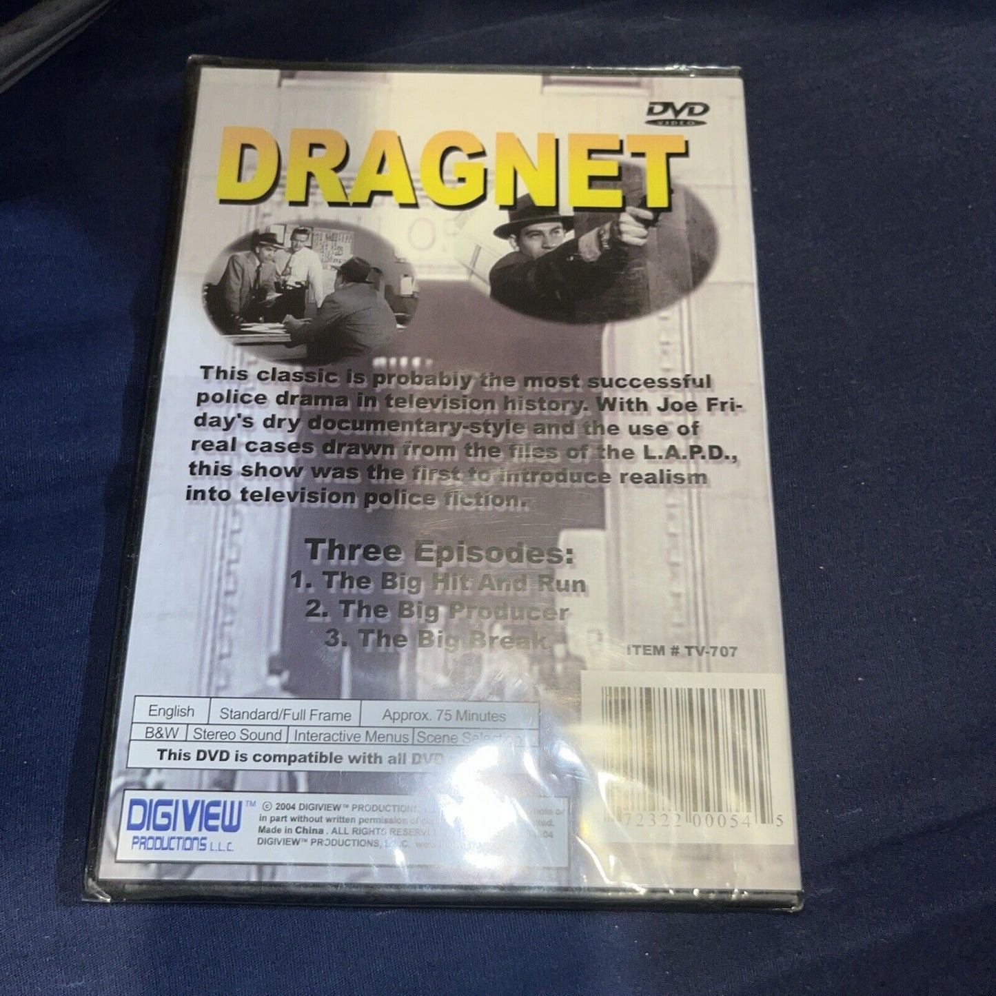 Dragnet Volume 2 (DVD) Jack Webb - Brand New Sealed