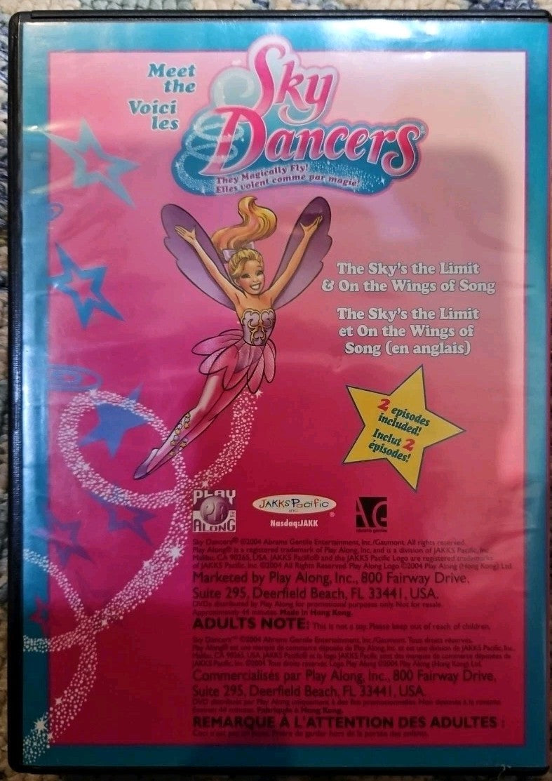 Meet The Sky Dancers DVD Sky's The Limit Last Dance Animated Episodes New SEALED
