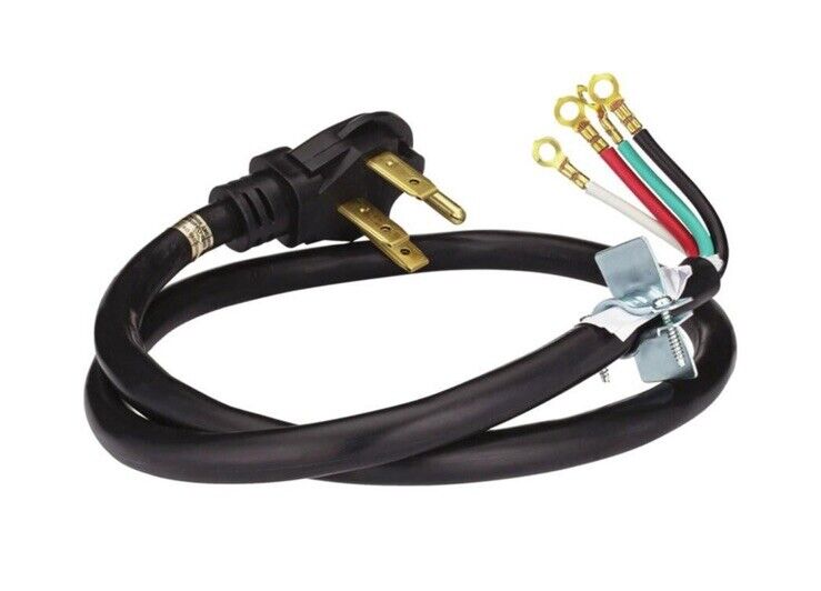 Electrolux Smart Choice 4' 40 Amp 4 Wire Power Cord 40 Amp 240V Part# 5304512984