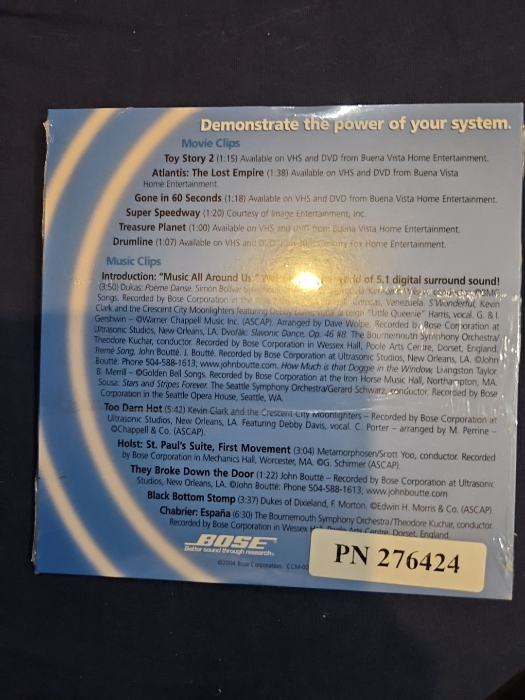 Bose Inspiration In Sound (CD)