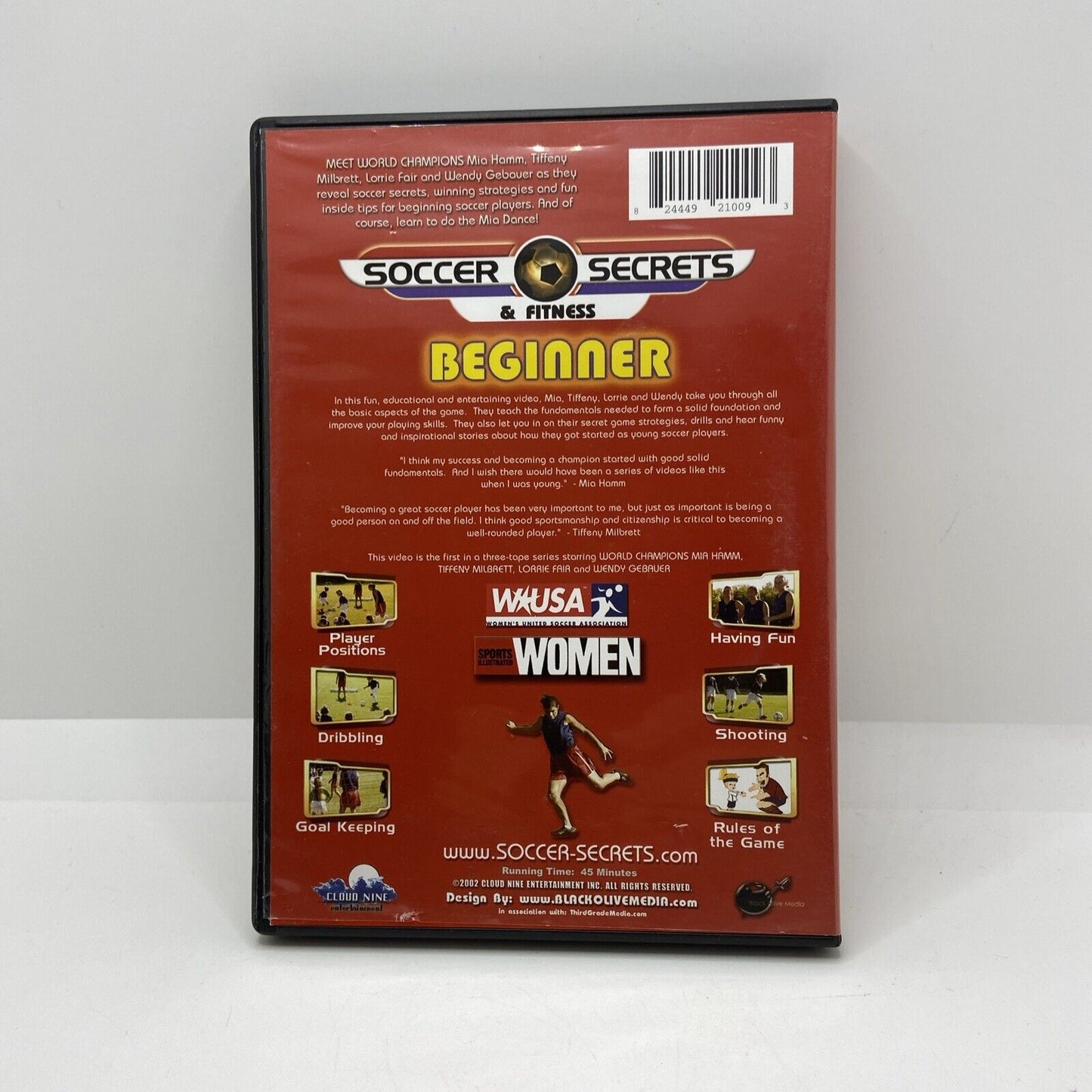 Soccer Secrets & Fitness (DVD,2002)